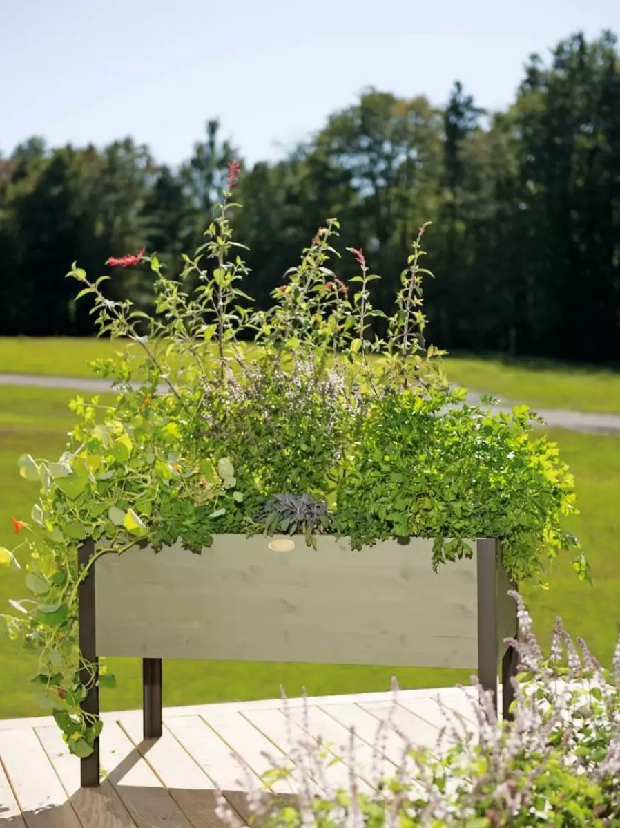 Planters & Raised Beds * | Gsc Eco-Stained Elevated Planter Box, 2'X4