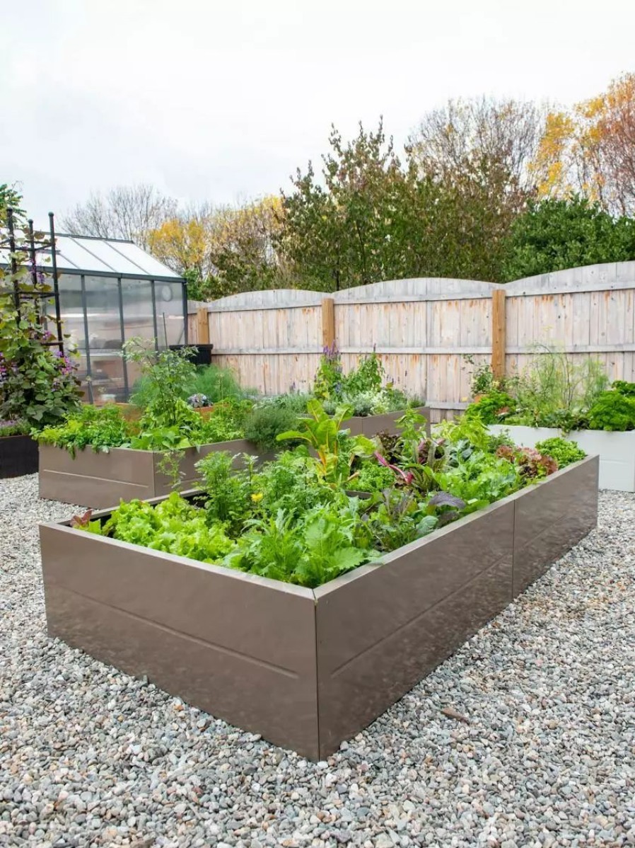 Planters & Raised Beds * | Gsc Somerset Metal Raised Beds, As Is