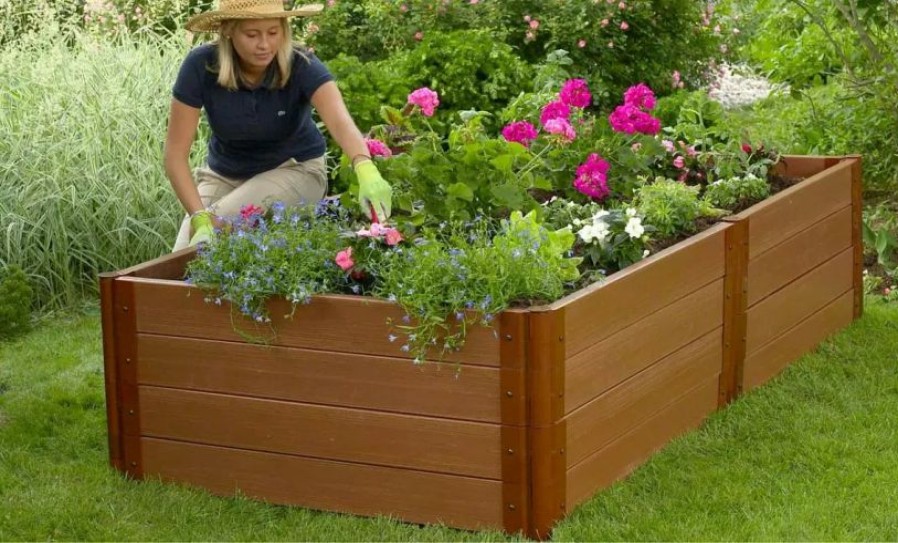 Planters & Raised Beds * | Gsc Classic Sienna Raised Garden Beds 22 High With 2 Boards