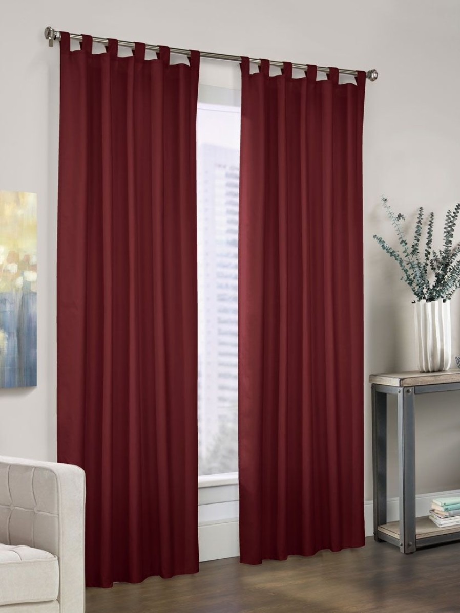 Home & Kitchen * | Gsc Prescot Tab Top Insulated Curtain Panels 80 X 63 , Set Of 2