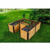 Planters & Raised Beds * | Gsc Vita Mezza Keyhole Garden 6'X6'