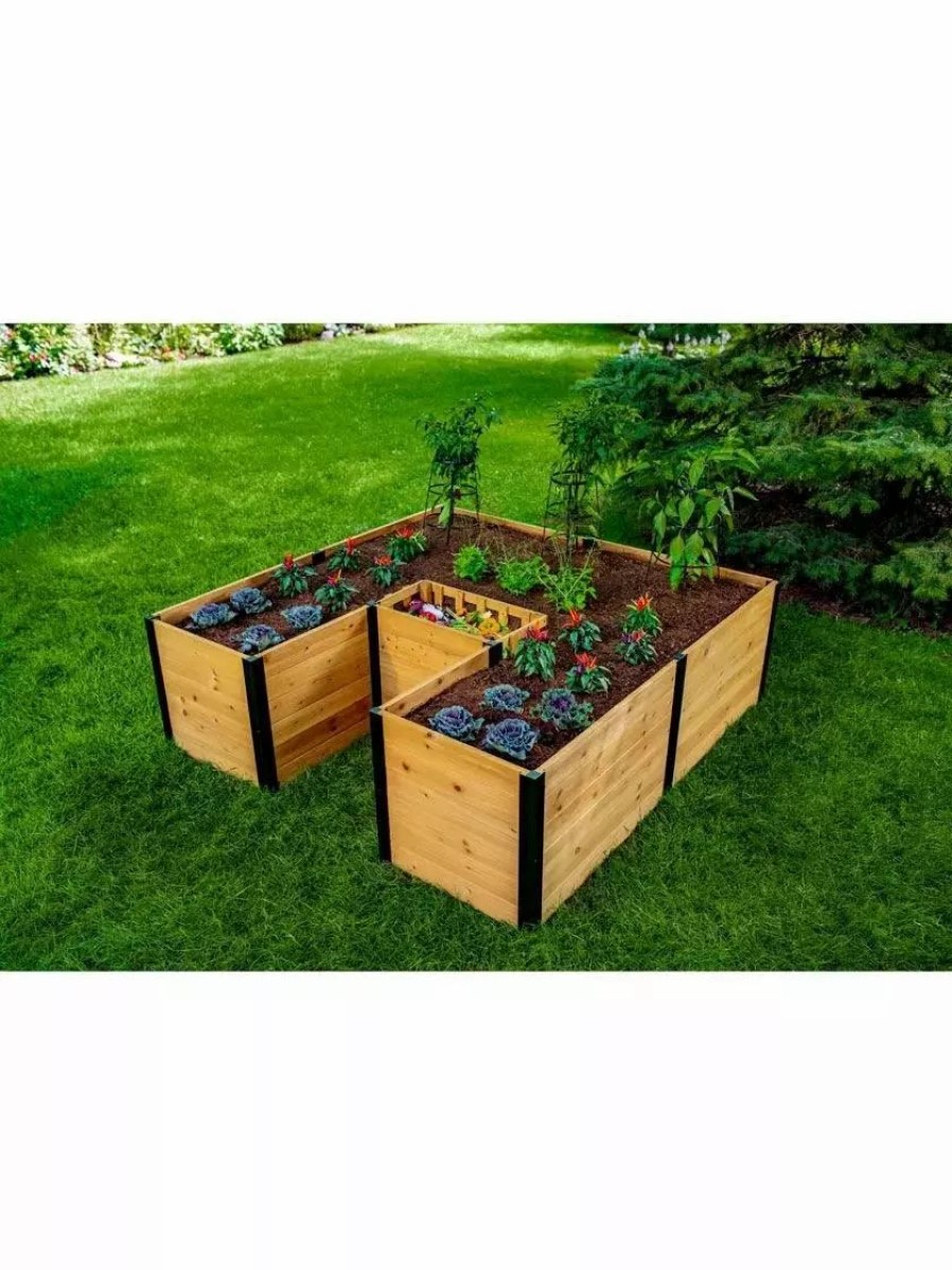 Planters & Raised Beds * | Gsc Vita Mezza Keyhole Garden 6'X6'