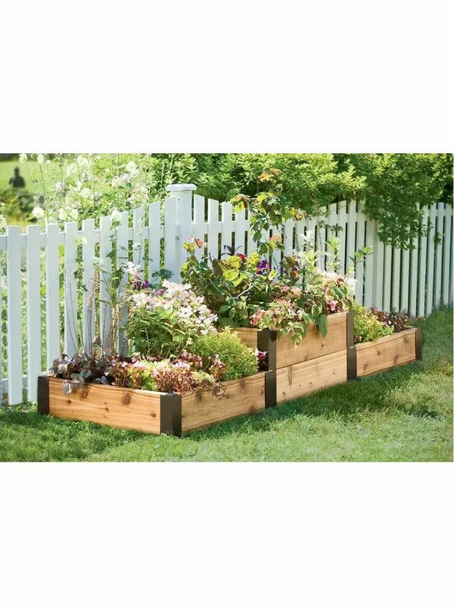 Planters & Raised Beds * | Gsc Lifetime Raised Bed Corners, Set Of 2