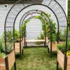 Planters & Raised Beds * | Gsc 2' X 4' Arch Trellis For Planter Boxes