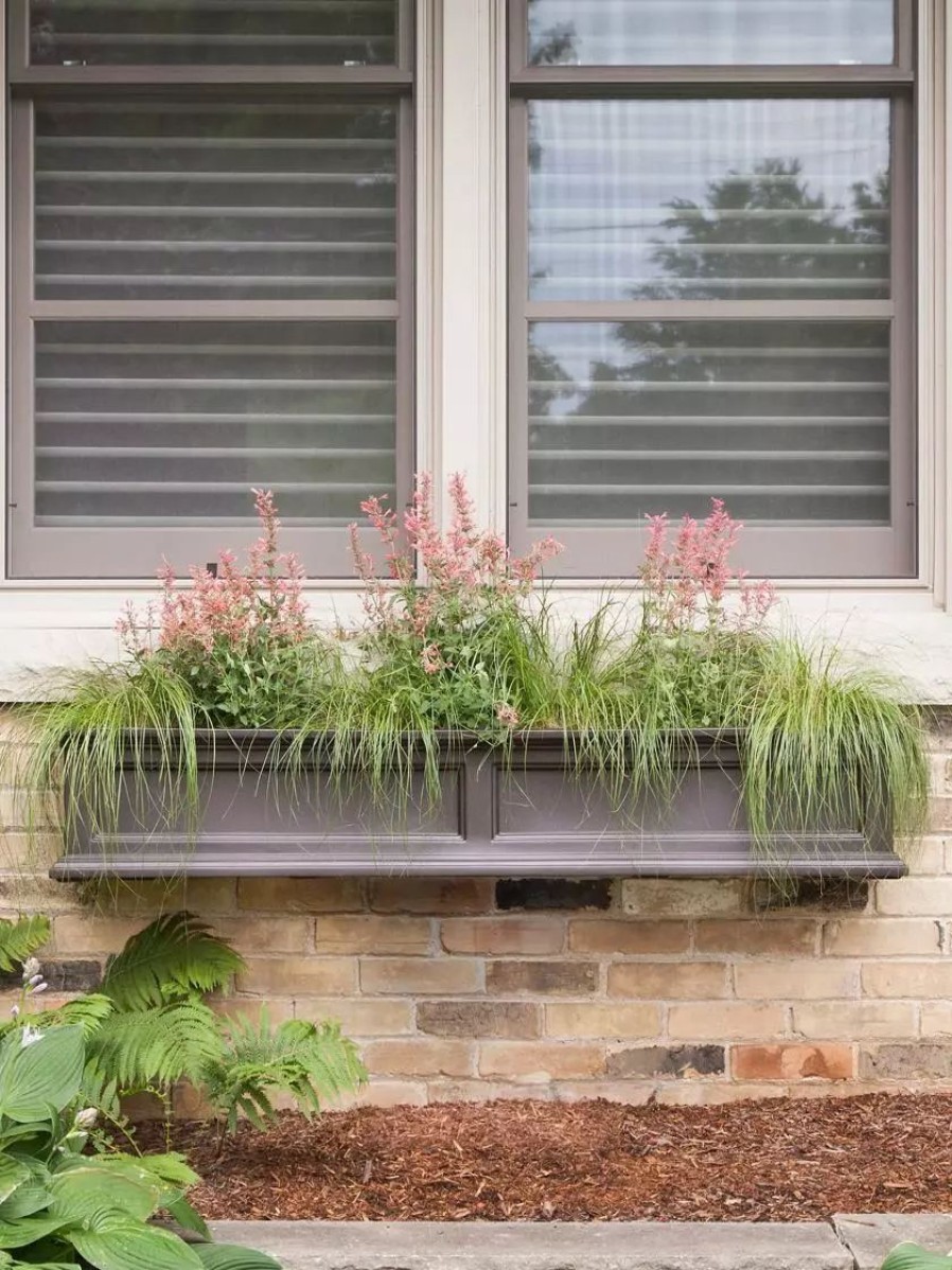 Planters & Raised Beds * | Gsc Fairfield Self-Watering Window Box, 5'