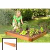 Planters & Raised Beds * | Gsc Classic Sienna Composite Raised Bed, 5-1/2 High With 2 Boards