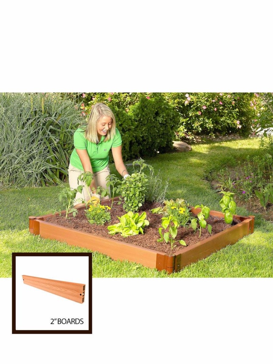 Planters & Raised Beds * | Gsc Classic Sienna Composite Raised Bed, 5-1/2 High With 2 Boards