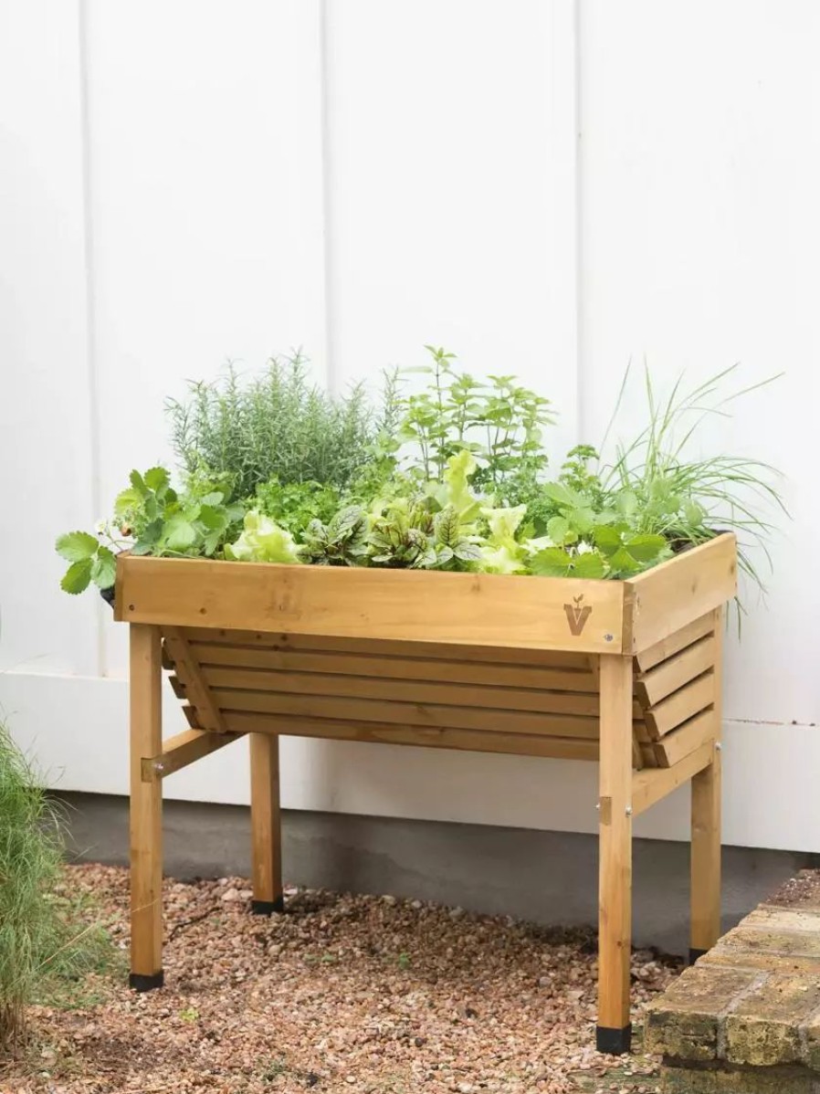 Planters & Raised Beds * | Gsc Vegtrug Mini Wallhugger Planter With Cover