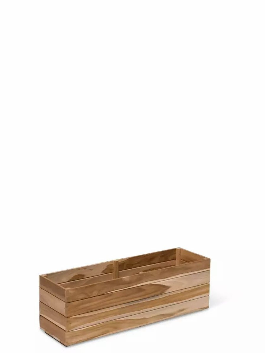 Planters & Raised Beds * | Gsc Teak Window Boxes, 8