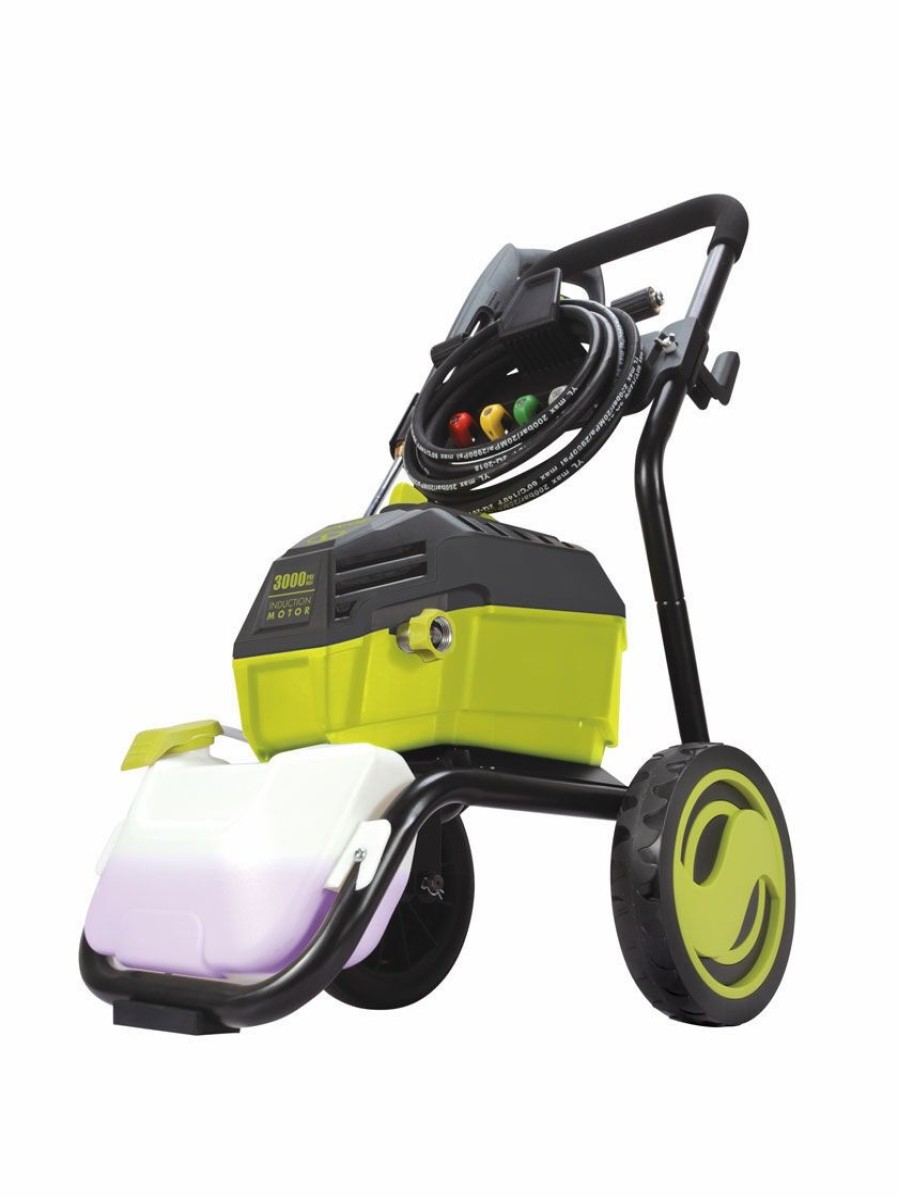 Landscaping Tools & Supplies * | Gsc Sun Joe Spx4600 High Performance Brushless Induction Motor Electric Pressure Washer | 3000 Psi Max | 1.3 Gpm | Roll Cage