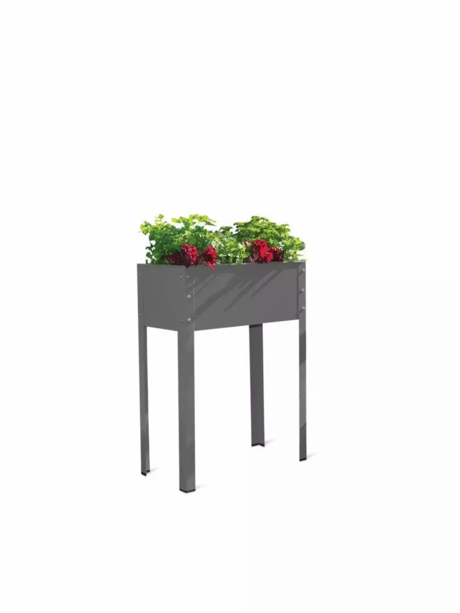 Planters & Raised Beds * | Gsc Freising Elevated Metal Planter