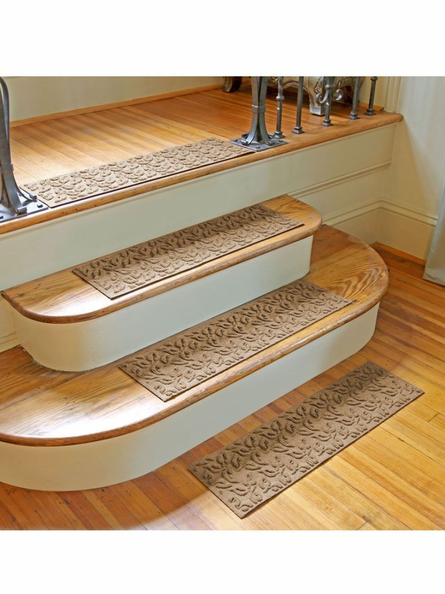 Home & Kitchen * | Gsc Dogwood Leaf Water Glutton Stair Treads, Set Of 4