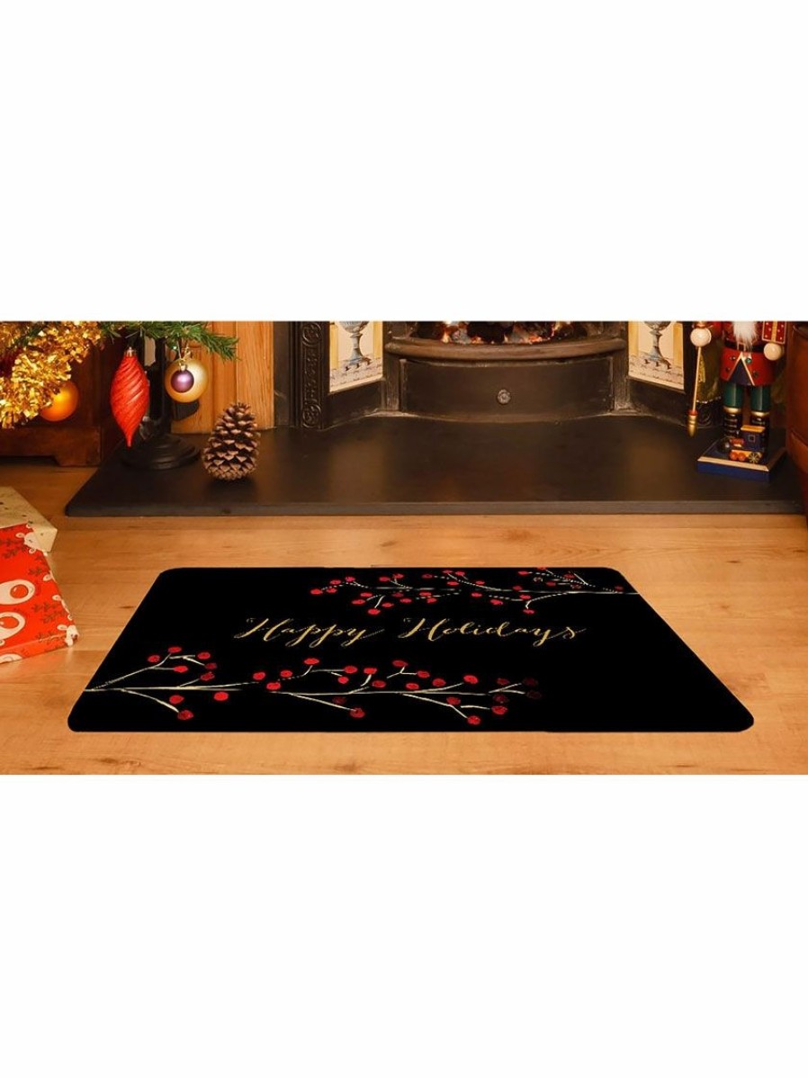 Home & Kitchen * | Gsc Foflor Happy Holidays Mat, 23 X 36