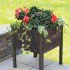 Planters & Raised Beds * | Gsc Eco-Stained Elevated Cedar Planter Box, 2 X 2