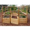 Planters & Raised Beds * | Gsc Garden In A Box With Deer Fence, 8 X 12