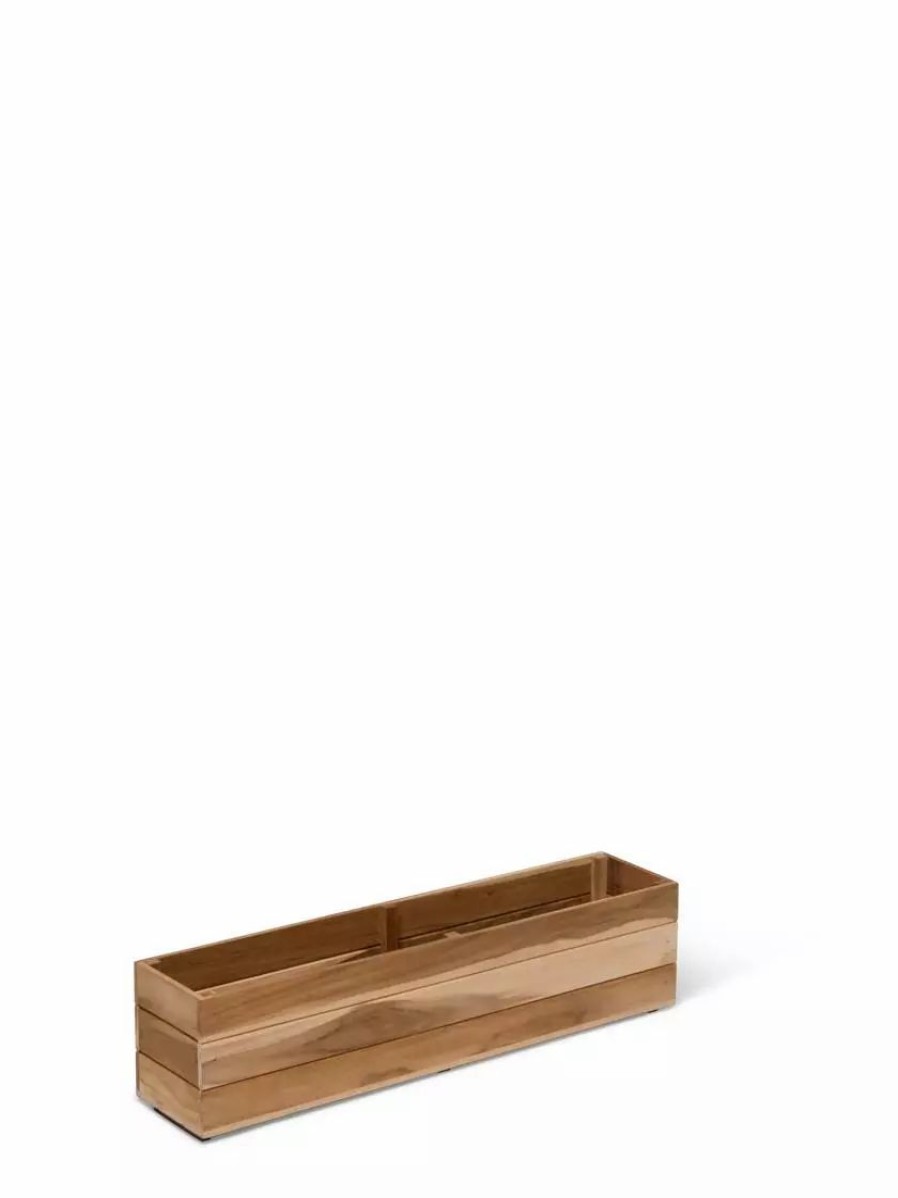 Planters & Raised Beds * | Gsc Teak Window Boxes