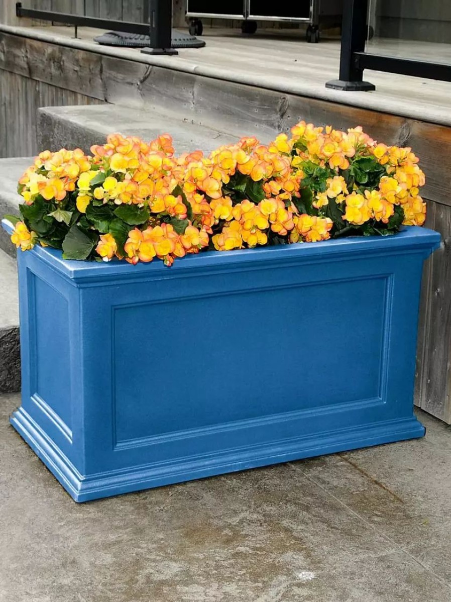 Planters & Raised Beds * | Gsc Fairfield Self-Watering Patio Planters, 20" X 36"