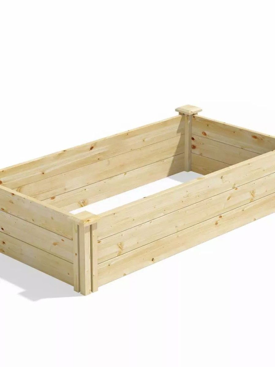 Planters & Raised Beds * | Gsc Pine Raised Garden Bed, 2'X4'X10.5 High