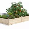 Planters & Raised Beds * | Gsc Pine Raised Garden Beds, 4'X8