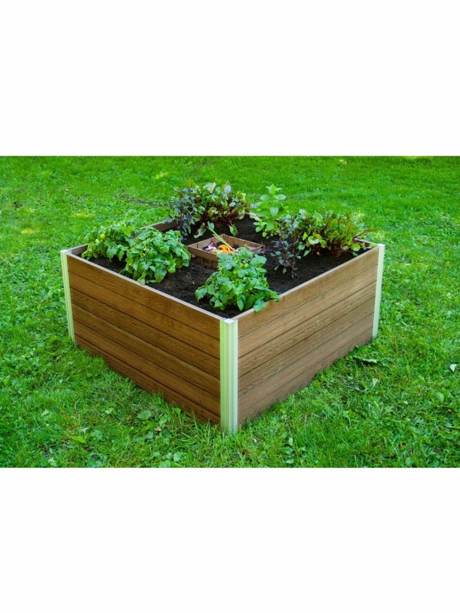 Planters & Raised Beds * | Gsc Vita Urbana Keyhole Garden, 4'X4'X22"