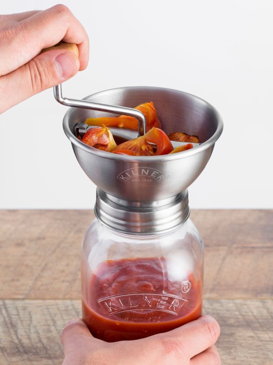 Home & Kitchen * | Gsc Kilner Sauce Press Jar Set