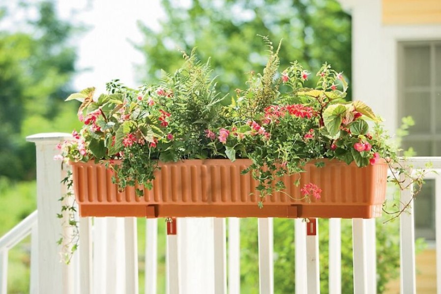 Planters & Raised Beds * | Gsc 39 Self-Watering Window Box