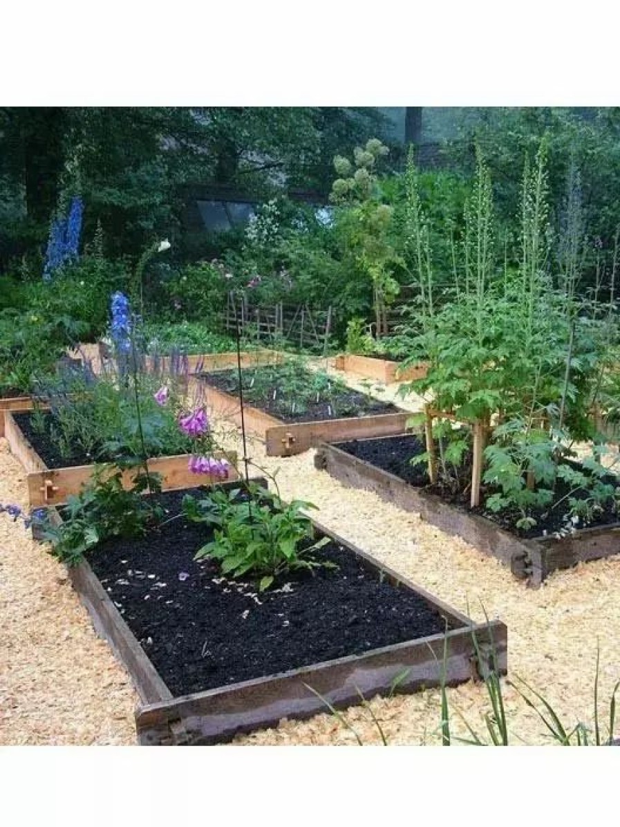 Planters & Raised Beds * | Gsc Farmstead Cedar Raised Garden Beds, 4