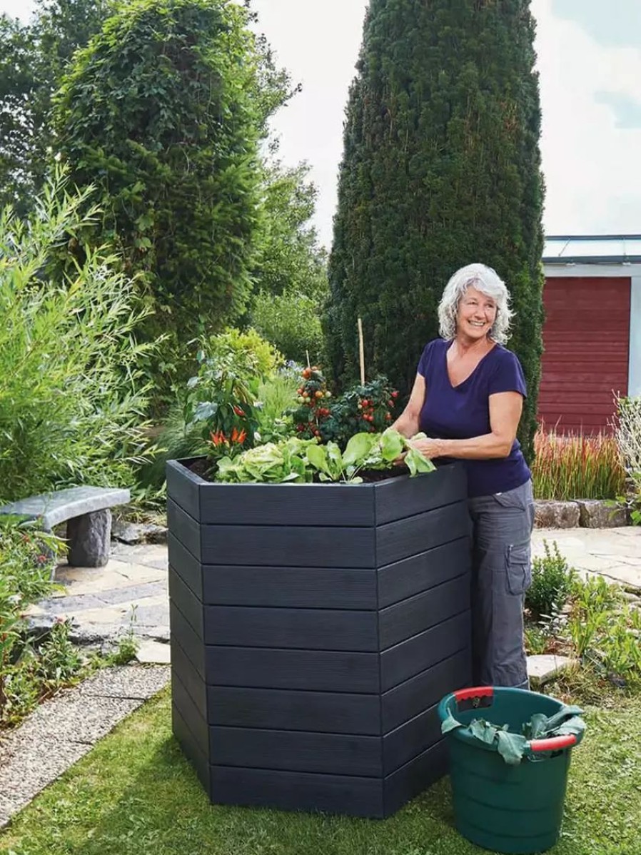 Planters & Raised Beds * | Gsc Modular Hexagon Raised Bed Kit, 28.5