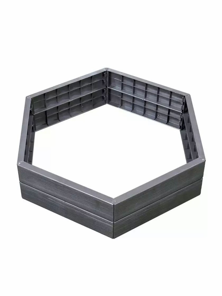 Planters & Raised Beds * | Gsc Modular Hexagon Raised Bed Kit, 28.5