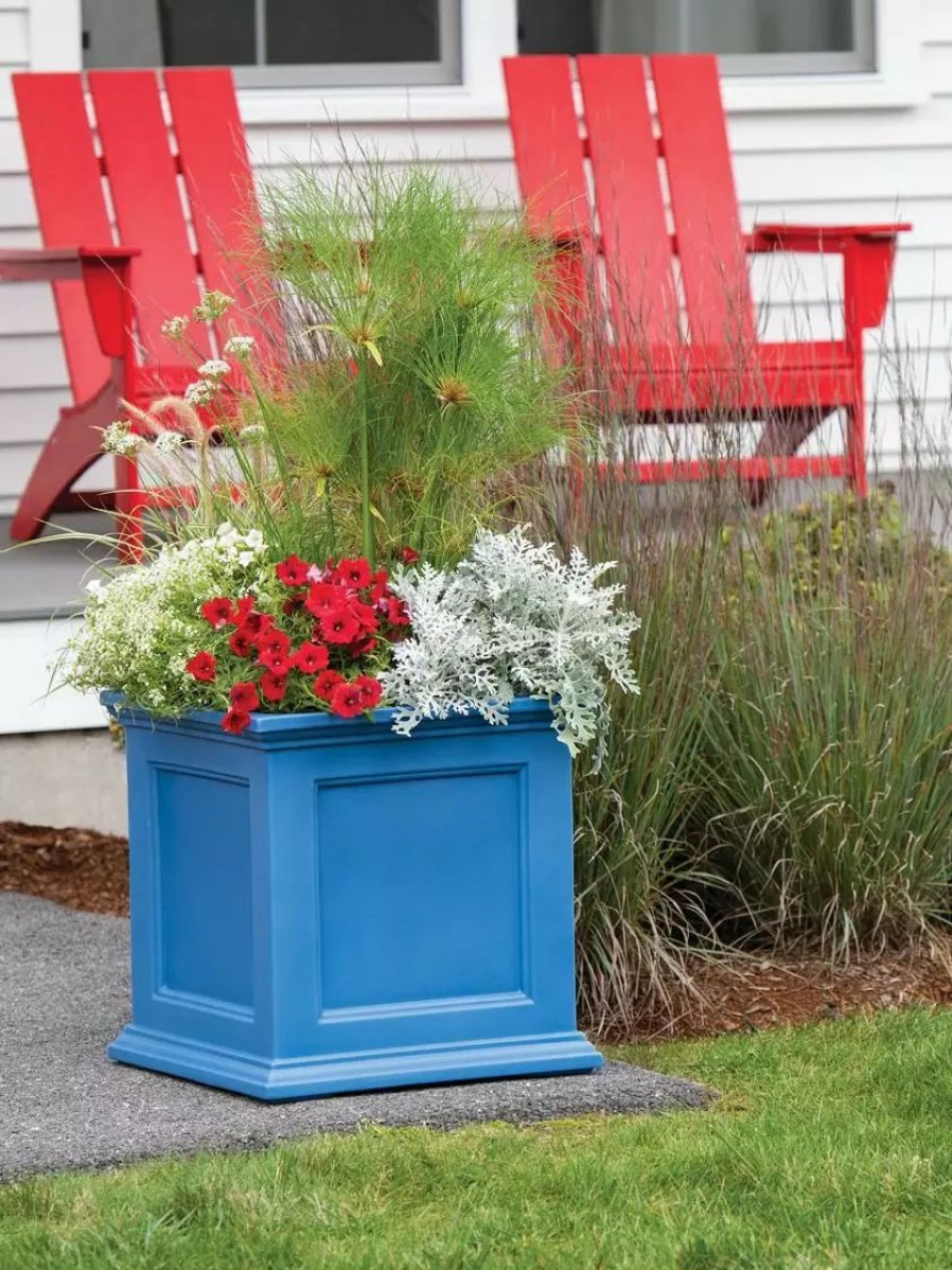 Planters & Raised Beds * | Gsc Fairfield Self-Watering Square Planter, 20" X 20"