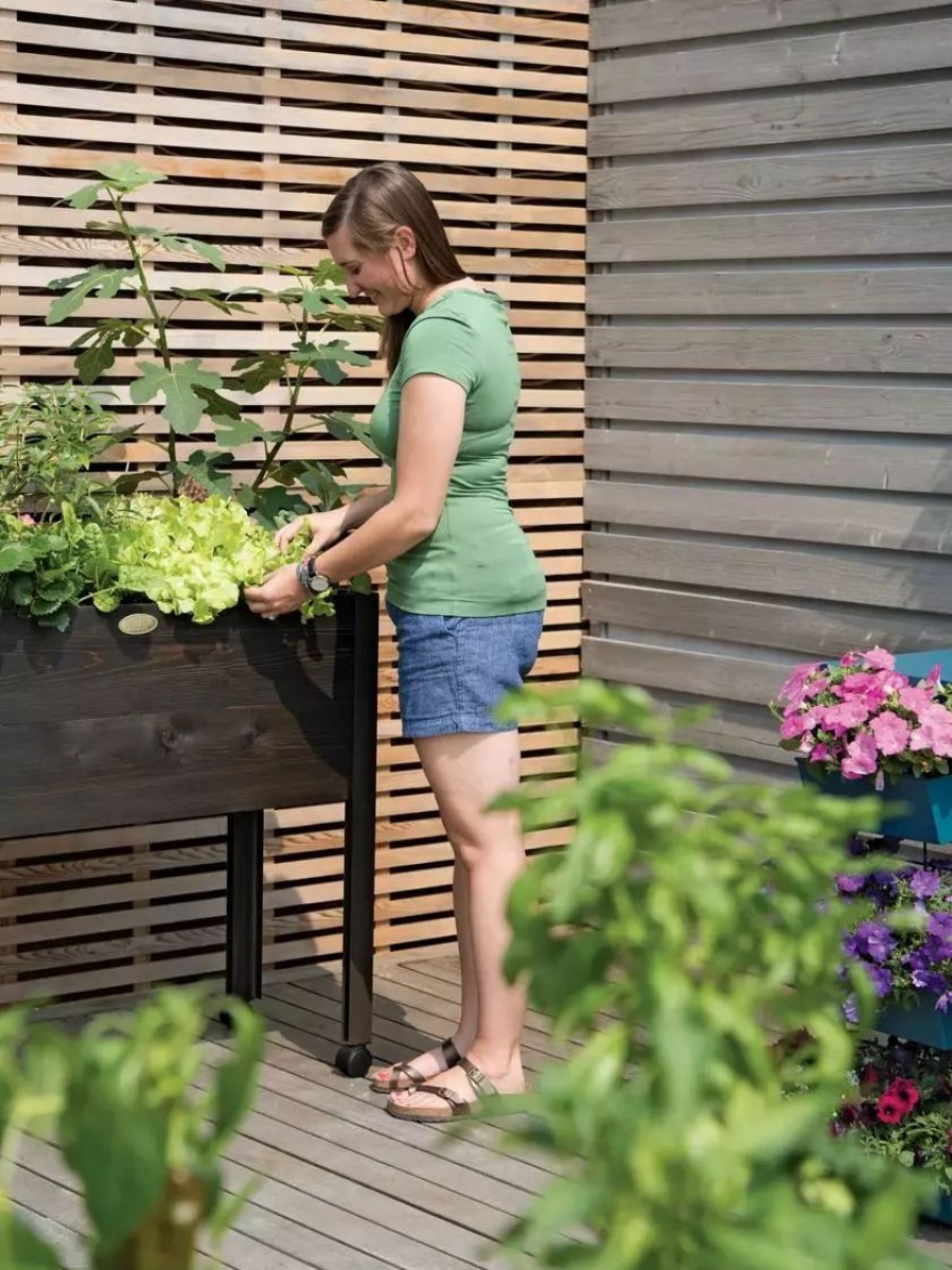 Planters & Raised Beds * | Gsc Eco-Stain Rolling Patio Garden