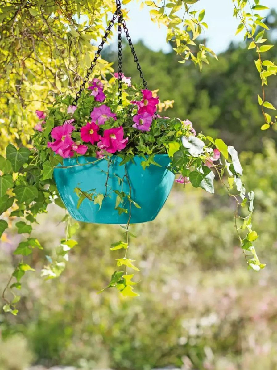 Planters & Raised Beds * | Gsc Viva Self-Watering Hanging Basket, 11 Diameter