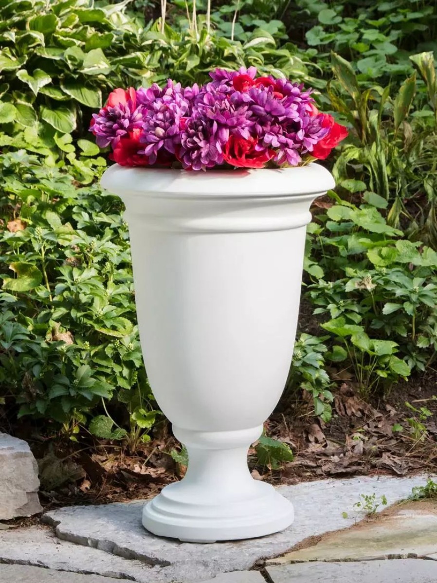 Planters & Raised Beds * | Gsc Ellington Self-Watering Urn Planter, 24