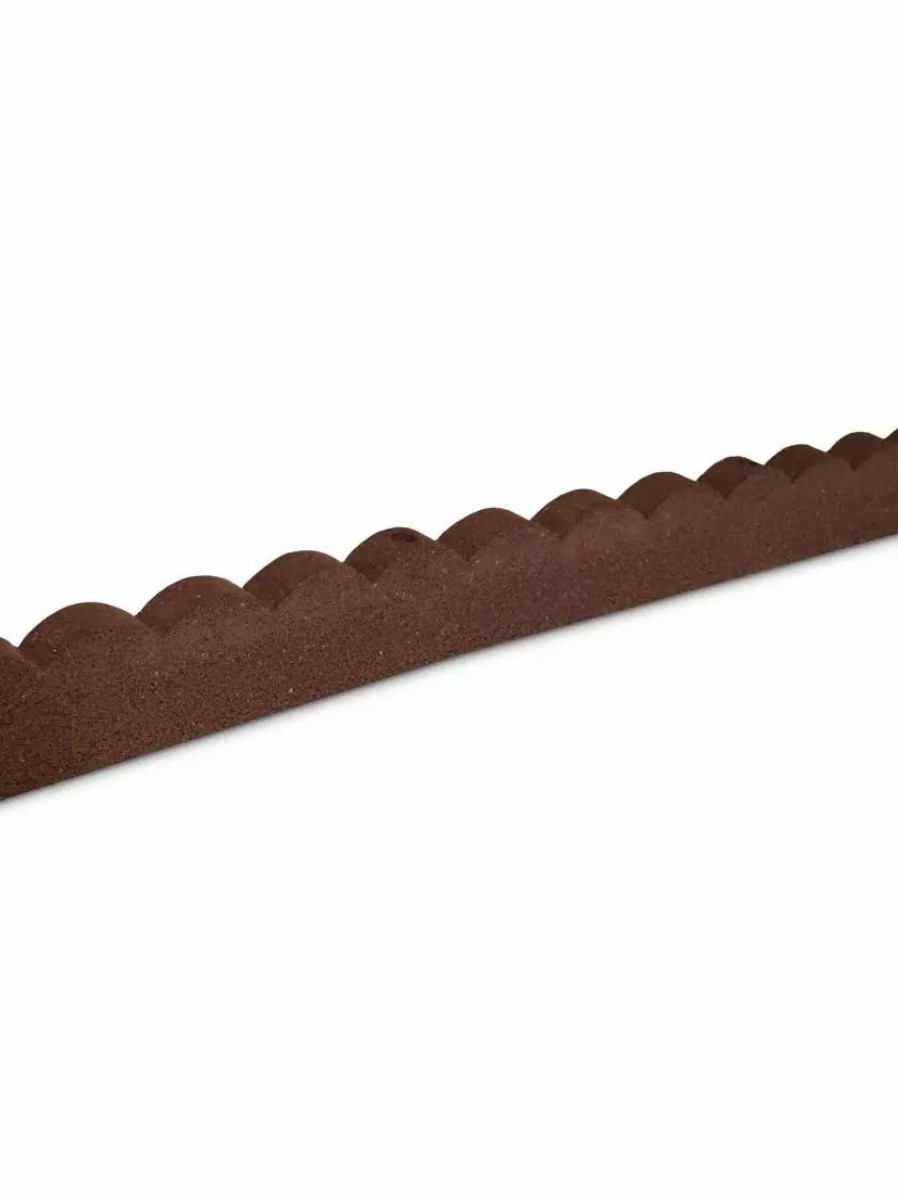 Landscaping Tools & Supplies * | Gsc Scallop Recycled Rubber Landscape Edging, 4