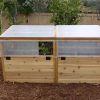 Planters & Raised Beds * | Gsc Garden In A Box Cedar Raised Bed With Greenhouse, 3 X 6