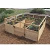 Planters & Raised Beds * | Gsc Garden In A Box Cedar Raised Bed, 8 X 8