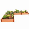 Planters & Raised Beds * | Gsc Classic Sienna Raised Garden Bed "L" Shaped With 2 Boards