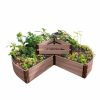 Planters & Raised Beds * | Gsc Classic Sienna Circle Keyhole Garden With 2 Boards