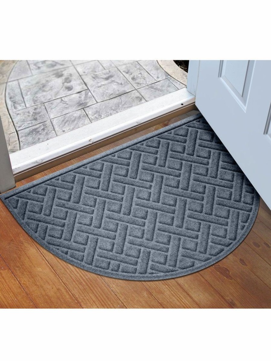 Home & Kitchen * | Gsc Lattice Water Glutton Half-Round Doormat 24 X 39