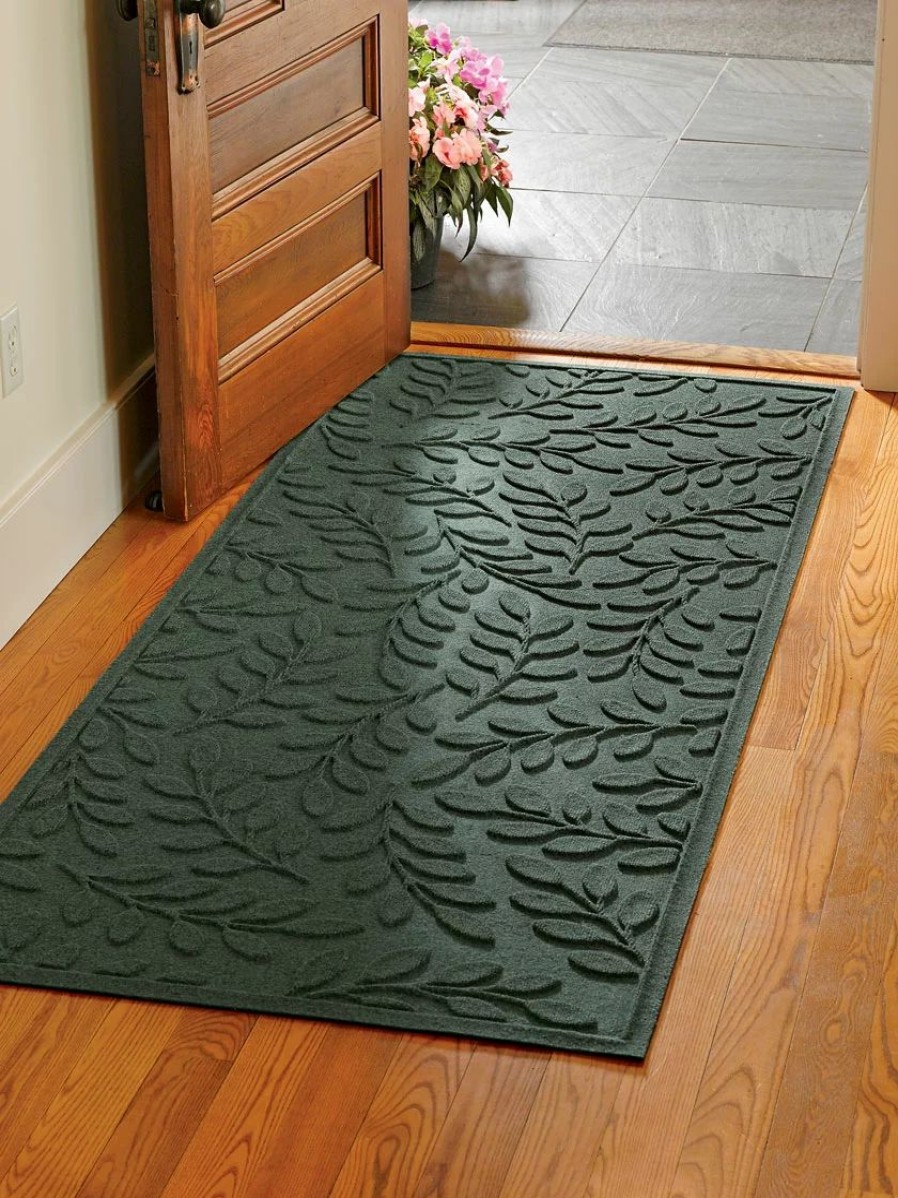 Home & Kitchen * | Gsc Laurel Leaf Water Glutton Runner Mat, 36 X 84