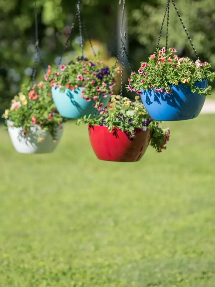 Planters & Raised Beds * | Gsc Viva Self-Watering Hanging Basket, 14 Diameter