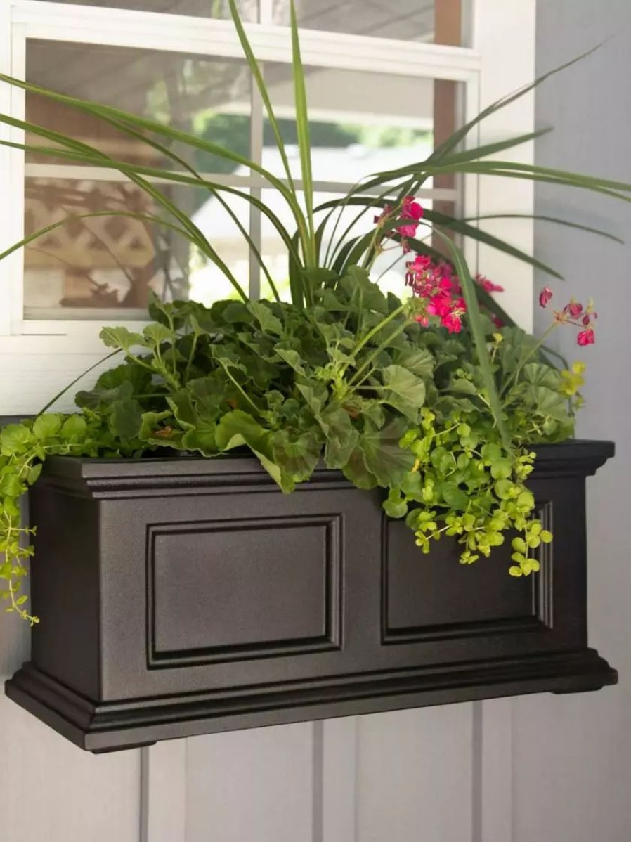 Planters & Raised Beds * | Gsc Fairfield Self-Watering Window Box, 2'