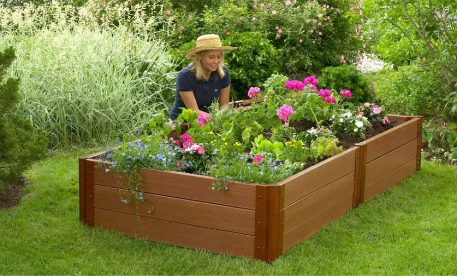 Planters & Raised Beds * | Gsc Classic Sienna Raised Bed, 16 1/2 High With 2 Boards