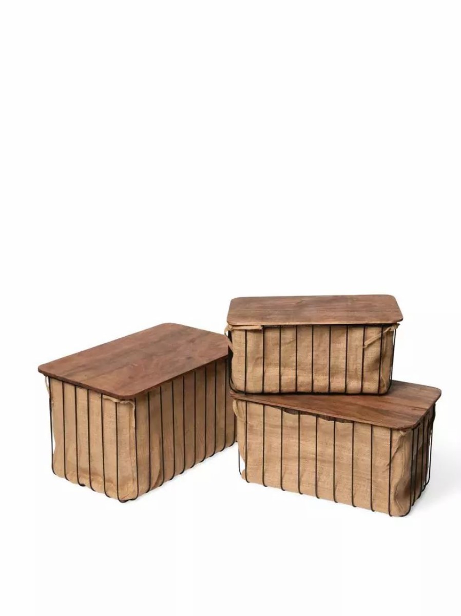 Home & Kitchen * | Gsc Stacked Root Storage Bins Set