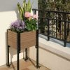 Planters & Raised Beds * | Gsc Mobile Elevated Corner Planter