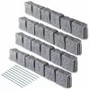 Landscaping Tools & Supplies * | Gsc Beuta 6-Block Edging Section, 4 Pack Greystone