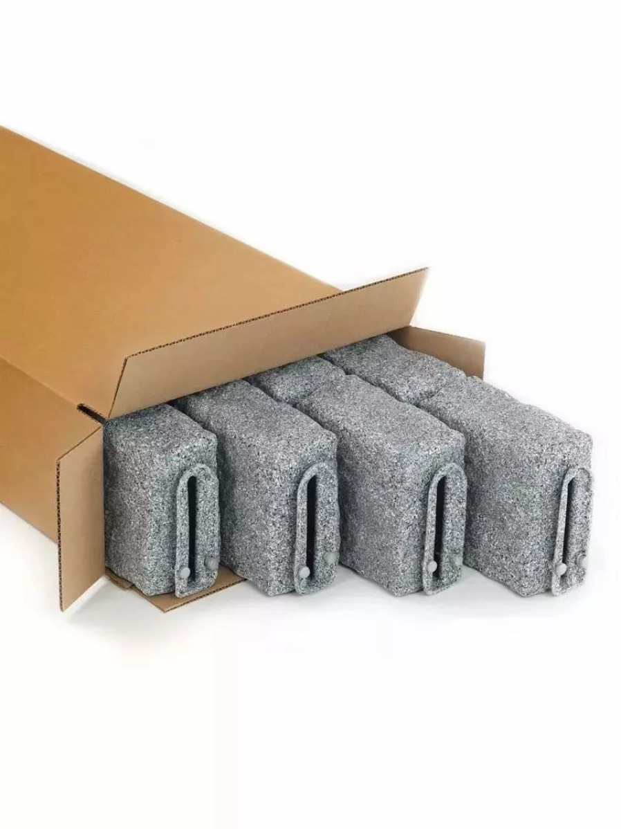 Landscaping Tools & Supplies * | Gsc Beuta 6-Block Edging Section, 4 Pack Greystone