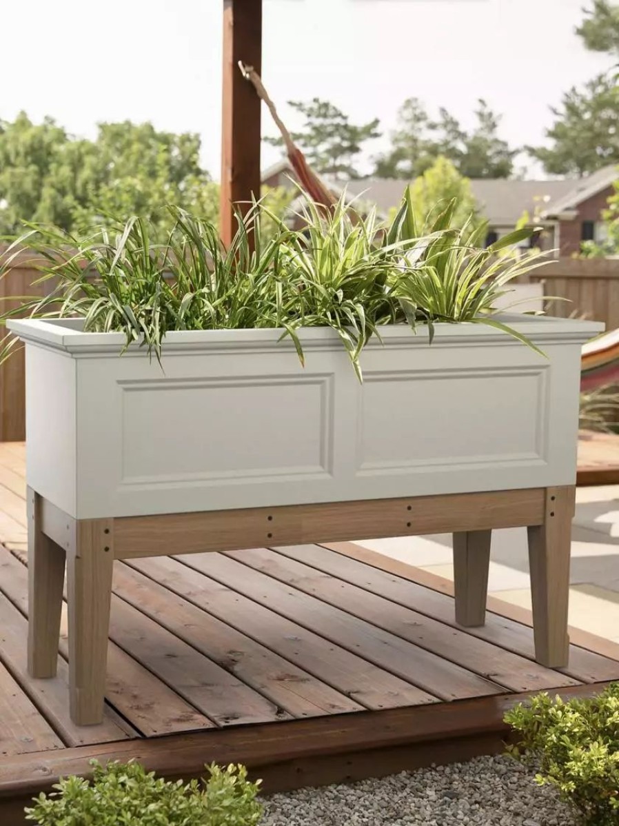 Planters & Raised Beds * | Gsc Fairfield Self-Watering Elevated Garden Bed