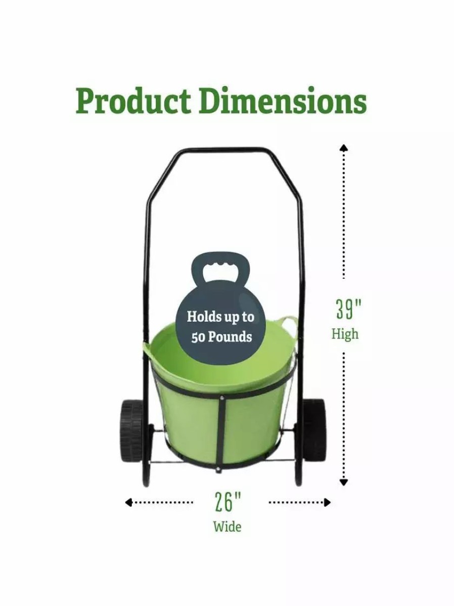 Garden Tools * | Gsc Garden Clean-Up Cart With Tubtrug