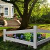 Landscaping Tools & Supplies * | Gsc Split Rail Corner Vinyl Fence